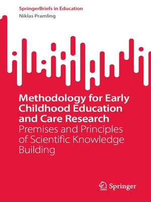 cover image of Methodology for Early Childhood Education and Care Research